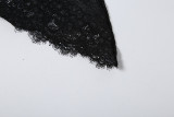 EVE Lace Shawl-Neck Strapless Solid-Color Two-Piece Dress Set GYME-K25S88244