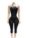 EVE Sexy Backless PU Leather Bandage Jumpsuit(Without Headscarf) GFCF-1452