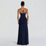 EVE Square Neck Ruched Maxi Dress GYME-K6D03510A