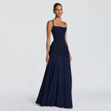 EVE Square Neck Ruched Maxi Dress GYME-K6D03510A