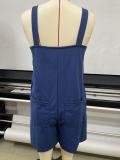 EVE Solid Color Sleeveless Sling Romper GYWO-55038
