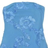 EVE Sexy Ribbon Print Backless Tube Top Maxi Dress BY-7671