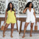 EVE Sleeveless Solid Color Two Piece Shorts Set NY-3893