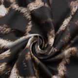 EVE Leopard Print Backless Sleeveless Seventh Jumpsuit MXBF-J26JP064