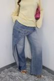 EVE Fashion Irregular Patchwork Straight Jeans GYLN-0010