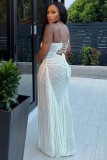 EVE Tassel Knits Sling Beach Maxi Dress ZSD-0347