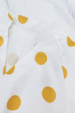 EVE Polka Dots Print Loose Midi Dress GYLY-11188