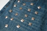 EVE Plus Size Rivet-Detail Straight-Leg Jeans GYLN-4689