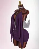 EVE Mesh Backless See Through Mini Dress GXIY-K25L1871