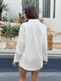 EVE Solid Color Long Sleeve Shirts GZEY-K26290130