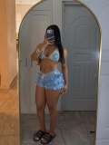 EVE Knits Ruffles Tie Up Beach Two Piece Shorts Set CM-60408