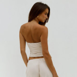 EVE Casual Solid Color Two Piece Pants Set GSZM-D26ST119