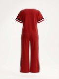 EVE Short Sleeve T Shirt Two Piece Pants Set HNIF-ZM018