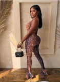 EVE Print Backless One Piece Outfits GKYS-2932