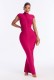 EVE Solid Color Tight Maxi Dress GKYS-2950