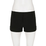 EVE Solid Color Casual Shorts GPKJ-MR48280