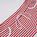 EVE Casual Stripe Tie Up Shorts GPKJ-MR48696