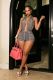 EVE Halterneck Tie Up Backless Print Romper MEM-88698