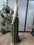 EVE Sexy Tie Up Backless Wide Leg Jumpsuit GHYX-TXY5242