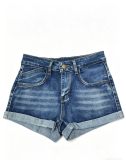 EVE Embroidered Butterfly Heart Denim Shorts GQLF-6969