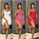 EVE Lace Spaghetti Straps Bow Mini Dress GADE-9686