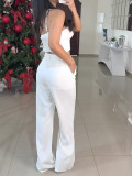 EVE Hollow Out Sling Tube Top Two Piece Pants Set GYLY-11126