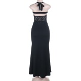 EVE Fashion Lace Sling Maxi Dress SUM-JY26031MHO