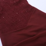 EVE Solid Color High Split Tube Top Dress SUM-YL26115DGO