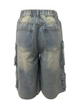 EVE Fashion Multi-pockets Denim Short LSD-2679