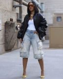 EVE Fashion Multi-pockets Denim Short LSD-2679
