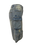 EVE Fashion Multi-pockets Denim Short LSD-2679