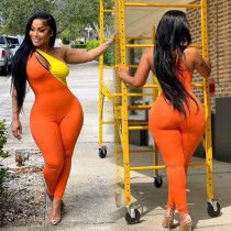 EVE Hollow Out Single Shoulder Sport Jumpsuit LSD-2643