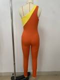 EVE Hollow Out Single Shoulder Sport Jumpsuit LSD-2643