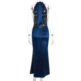 EVE Halterneck Backless Maxi Dress GWSD-D1995018