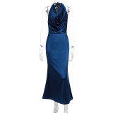 EVE Halterneck Backless Maxi Dress GWSD-D1995018