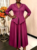 EVE Single Shoulder Press Size Maxi Dress GKEN-AM041013
