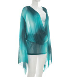 EVE Mesh See Through Mini Dress GDSF-J26DS159