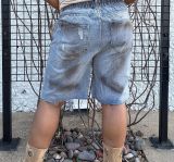 EVE Hollow Out Lace Holes Denim Shorts GYLN-3018