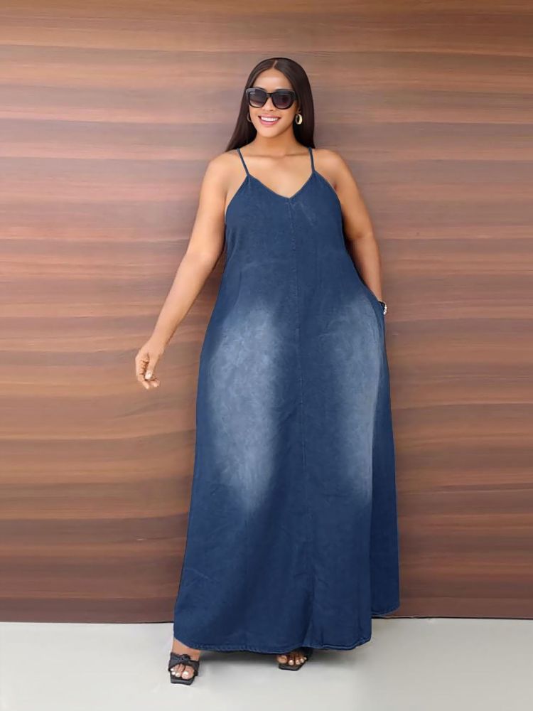 sachin and babi light blue dress Plus Size Denim Dress