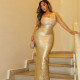 EVE Sexy Slim Sling Maxi Dress XEF-K6D07105A