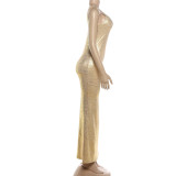 EVE Sexy Slim Sling Maxi Dress XEF-K6D07105A