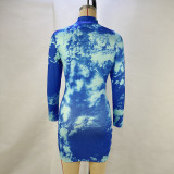 EVE Long Sleeve Print Mini Dress GPBY-JMD0079
