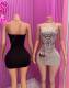 Pre Order: About 7 work days shipping Print Tube Top Dress YUEM-202630