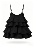 EVE Ruffles Print Sling Mini Dress HNIF-GY294