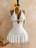 EVE Halterneck Backless Mini Dress GXIY-K26L2297