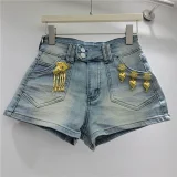 EVE Retro Tight Denim Shorts GZYN-K21025
