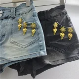 EVE Retro Tight Denim Shorts GZYN-K21025