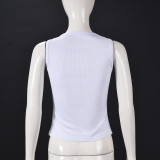 EVE Contrast Color Sleeveless Tank Top GFRT-42059TBG