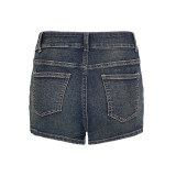 EVE Fashion Irregular Denim Shorts GPKJ-MR47808