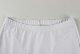 EVE Solid Color Halterneck Top Seventh Pants Suit YWXS-K25L1878